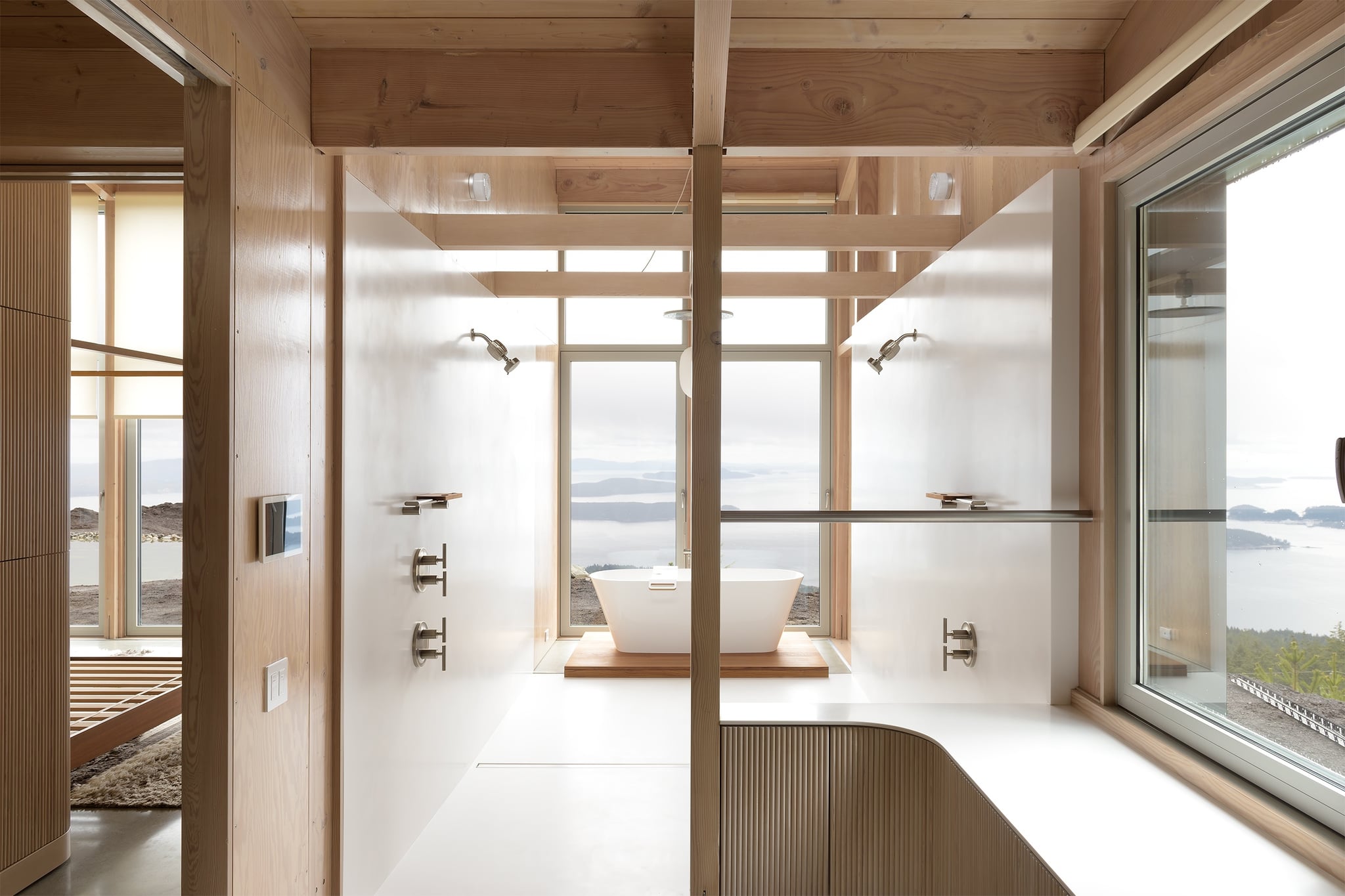 bathroom with a view, from the Skywater project