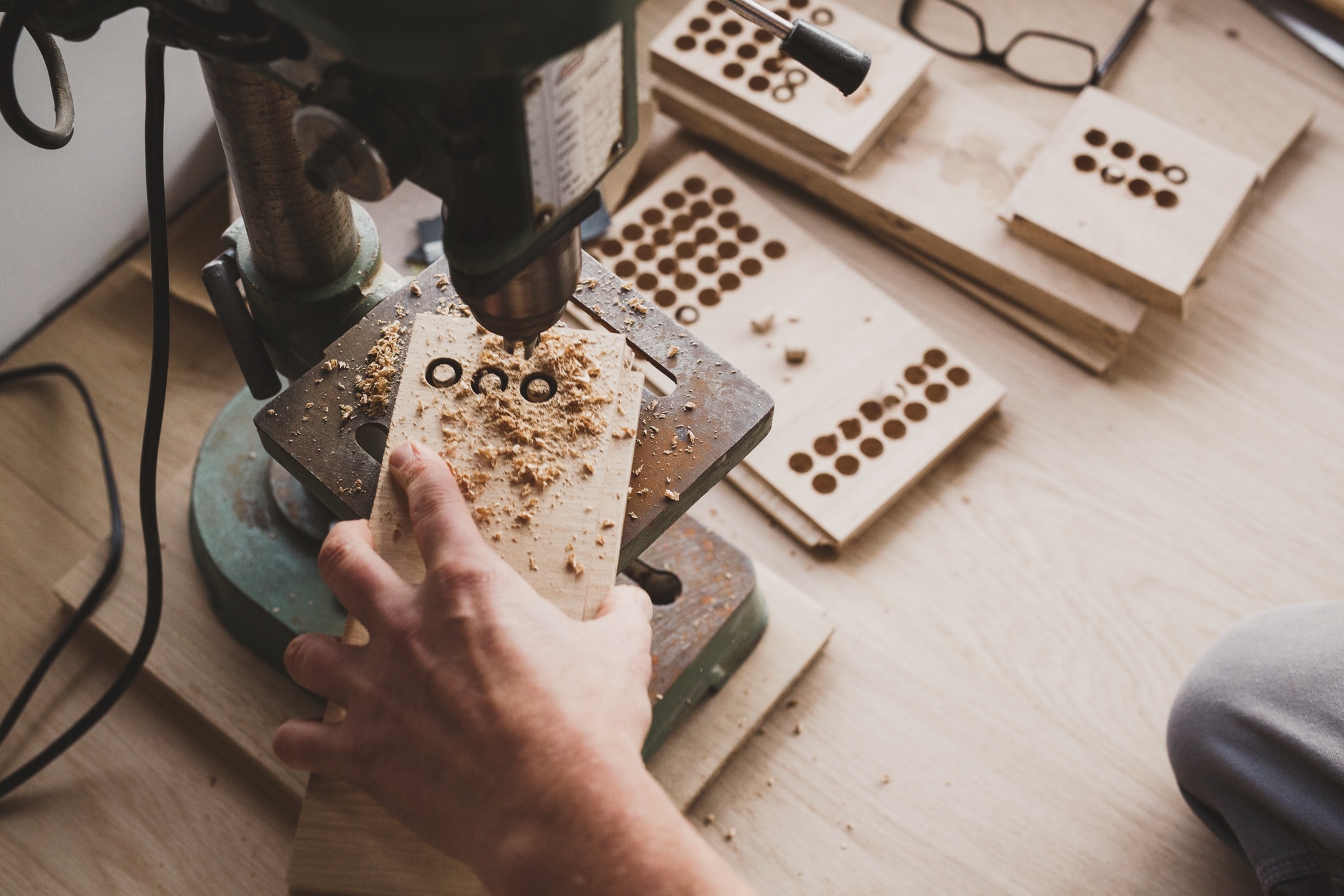 Craftsman drilling caps